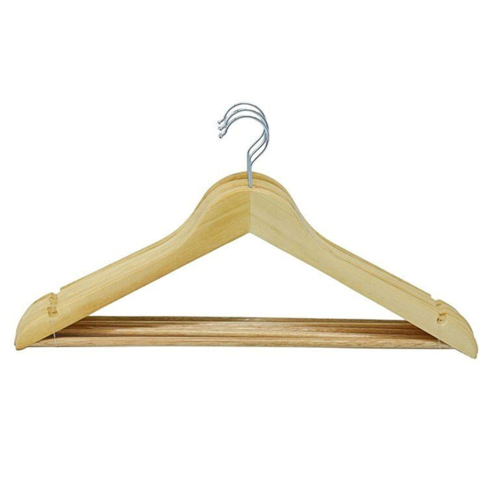 Kit De Cinco Cabides De Madeira Coisas E Coisinhas